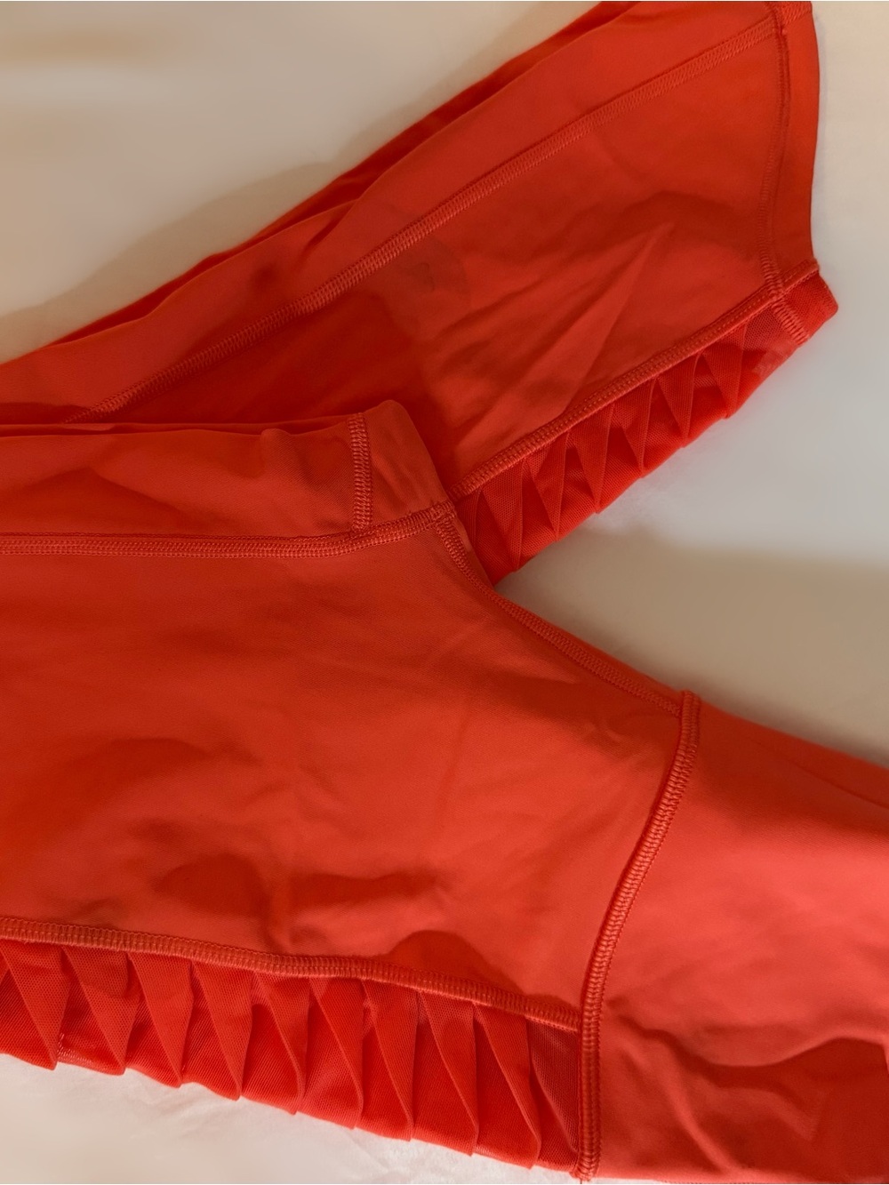 Lululemon Ruched Mesh Crop Leggings Size 4